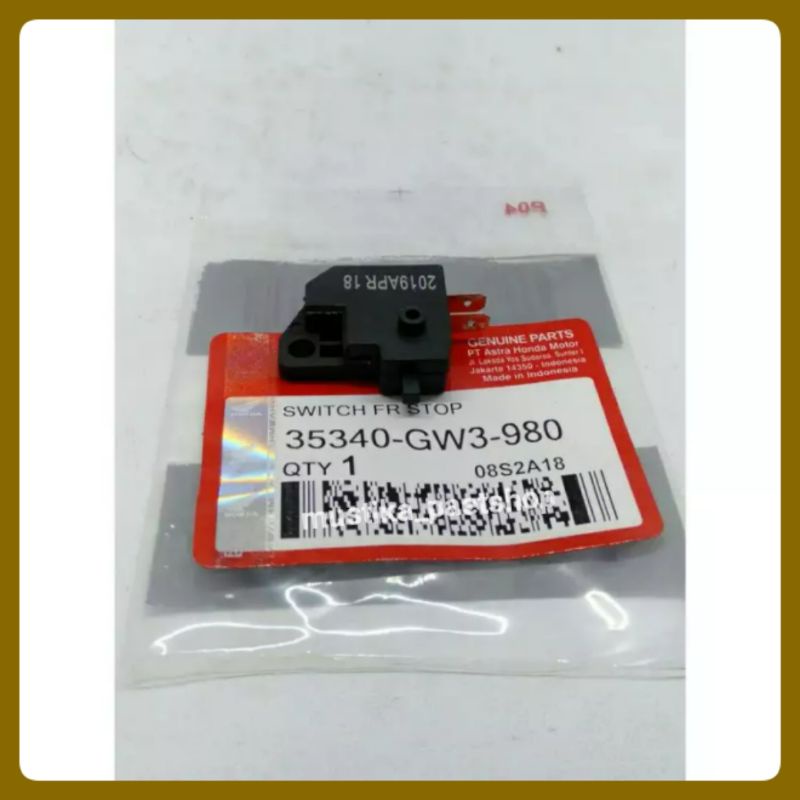 Jual Switch Swith Rem Depan Switch Fr Stop All New Motor Honda Kode Gw