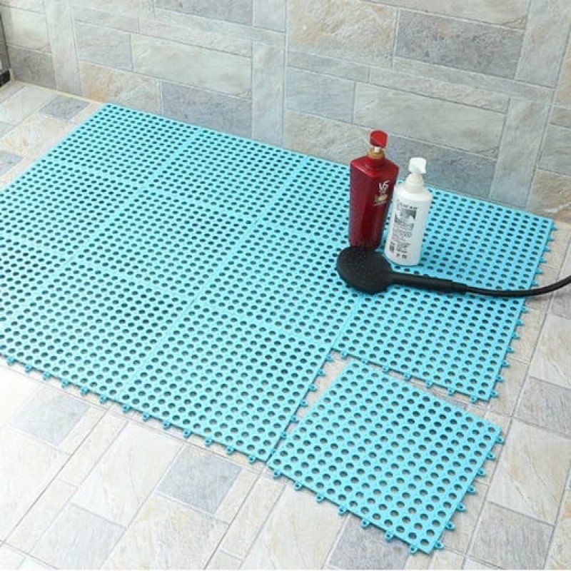 tatakan lantai mandi bahan silicon (random)