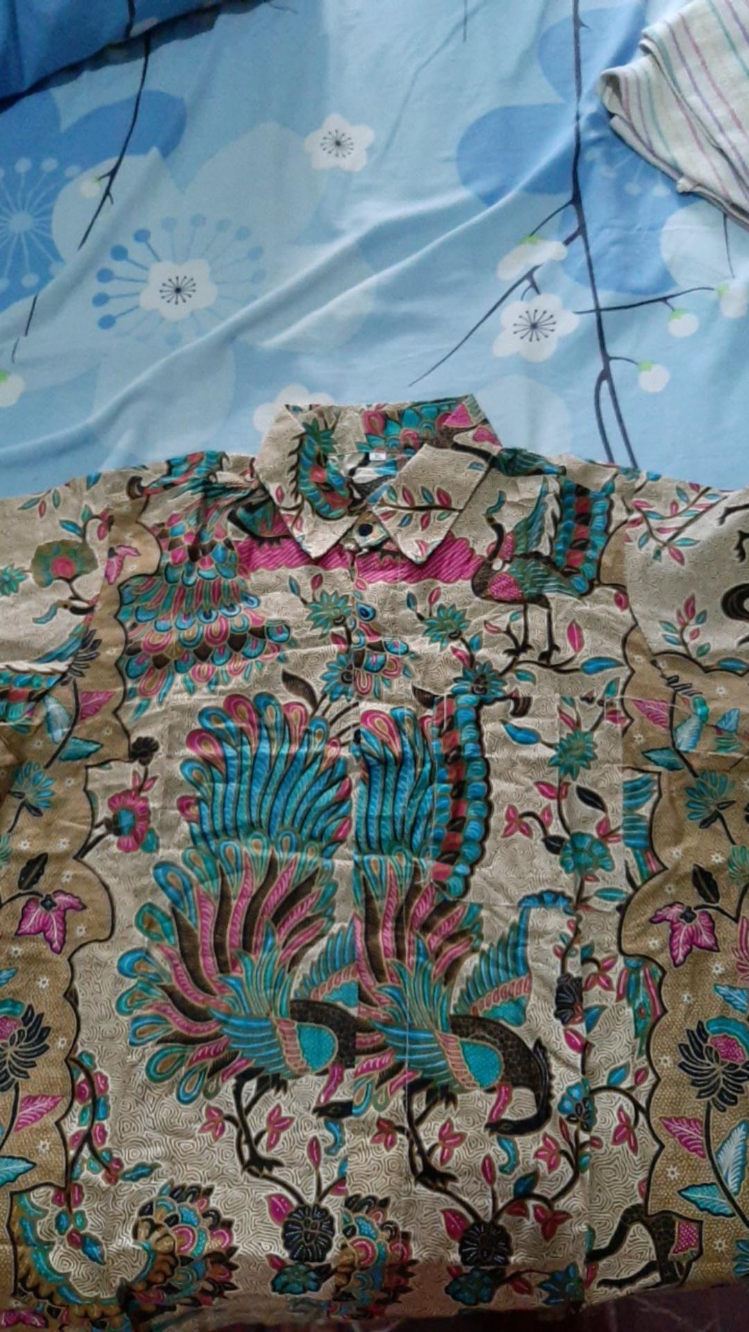 Maura Couple - Sania Ruffle Batik Couple Ori Ndoro Jowi Garansi Termurah Shopee - Batik Modern Solo