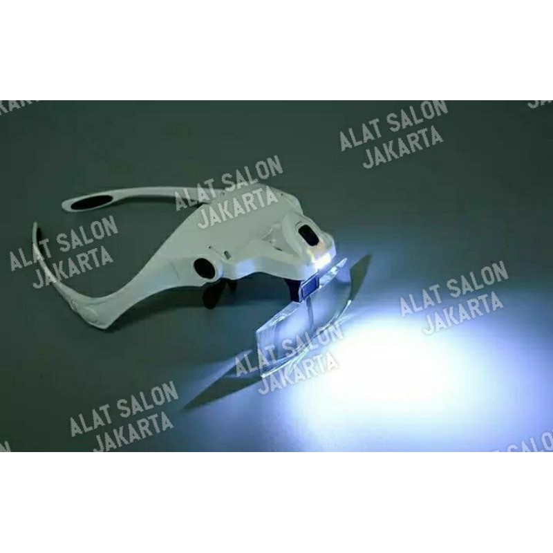 Kaca mata pembesar Kacamata Eyelash Lampu LED Eyelash Kacamata tanam bulu mata sulam alis