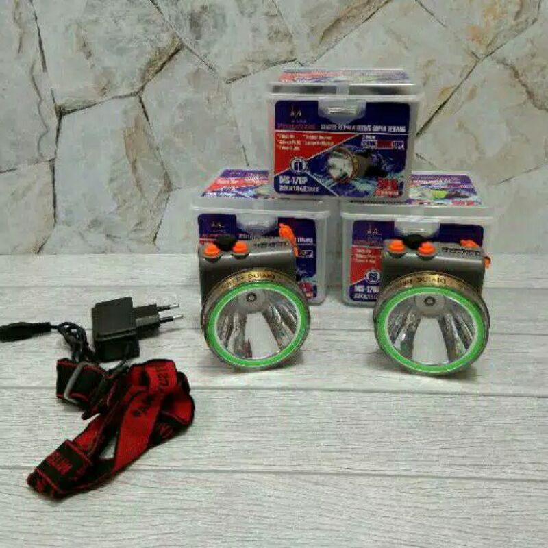 Senter Kepala Selam / Senter Kepala Diving / Headlamp Selam