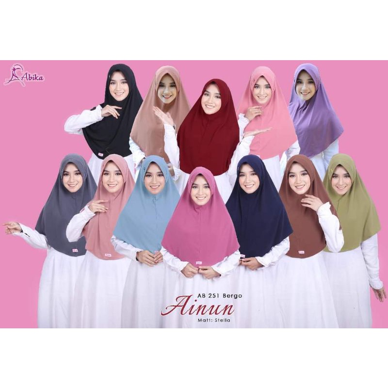 Bergo Ainun by Abika Hijab