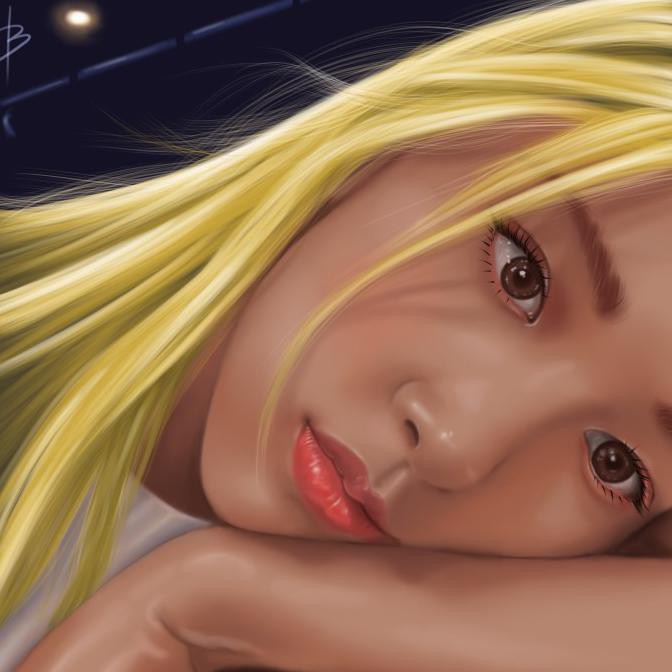 Jasa lukis gambar wajah digital realistic realis - 1 wajah