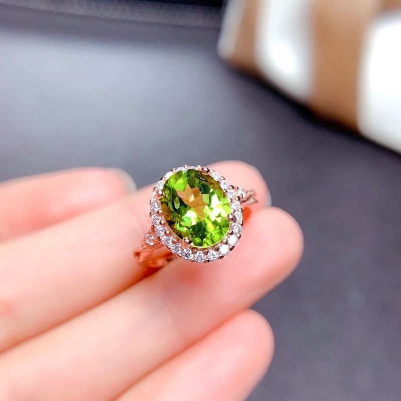 Fashion Fresh Green Topaz Ring