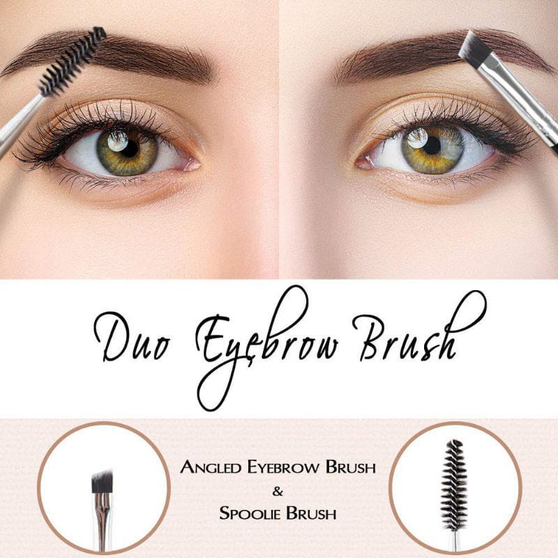 EYEBROW BRUSH KUAS HIGHLIGHT | KUAS ALIS 2 SISI 2IN1 SIKAT DAN KUAS