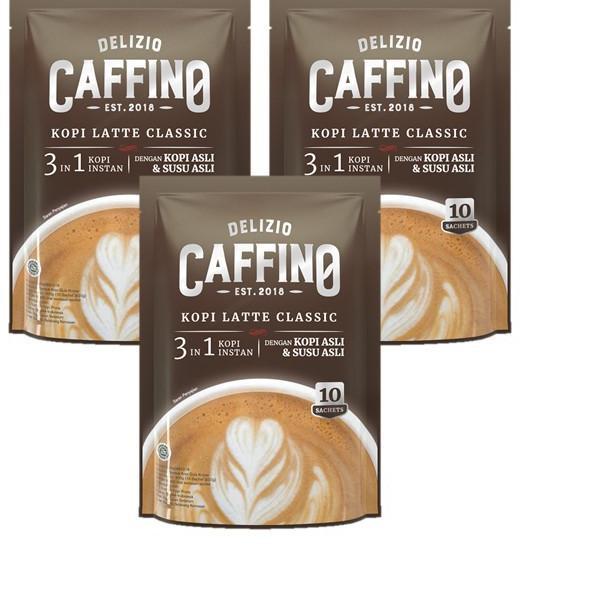 

TOP PRODUK ♖ Caffino Kopi Latte Classic Pouch (10x20g) x 3...