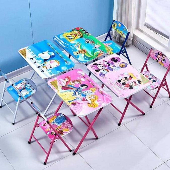 

Taffhome Meja Kursi Belajar Anak Motif Kartun Lucu 60 X 40 Cm Wxd40 Eddokio