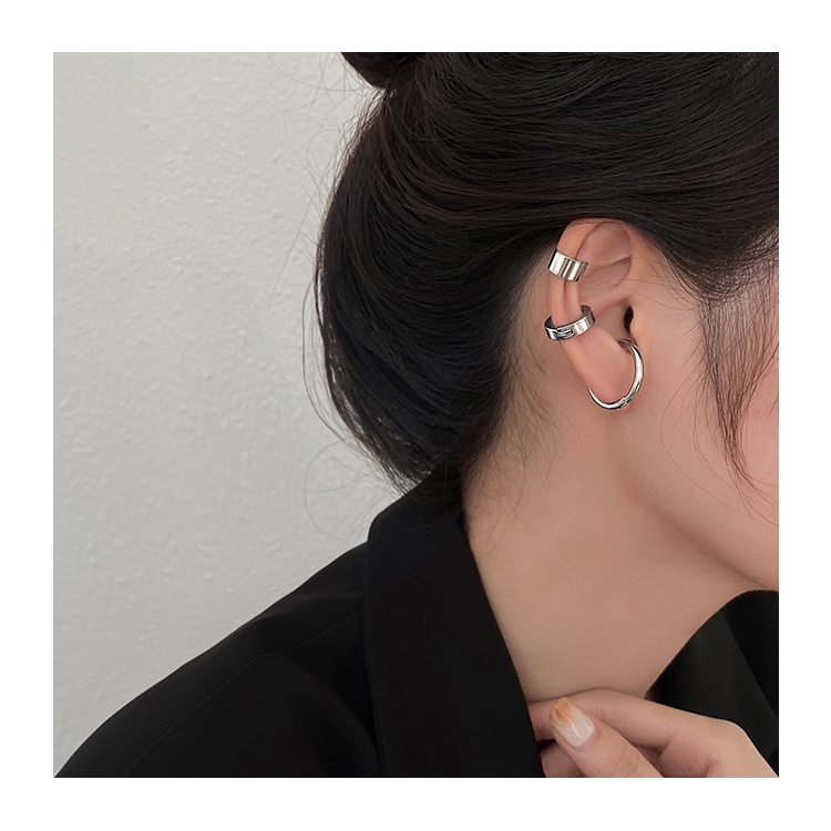 Earrings Three-piece Ear Bone Clip Accessories Simple Hip Hop Bungee Trendy