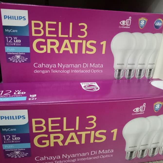LAMPU PHILIPS LED MYCARE 12 WATT PAKETAN