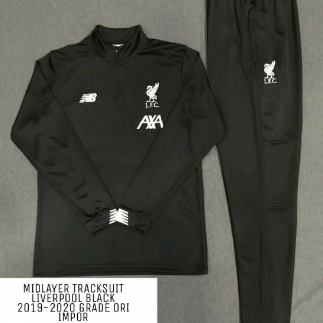 Midlayer Tracksuit Liverpool training sweeter 2019-2020 Grade Ori impor