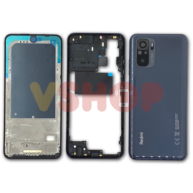 CASING - HOUSING FULLSET XIAOMI REDMI NOTE 10 4G - REDMI NOTE 10S