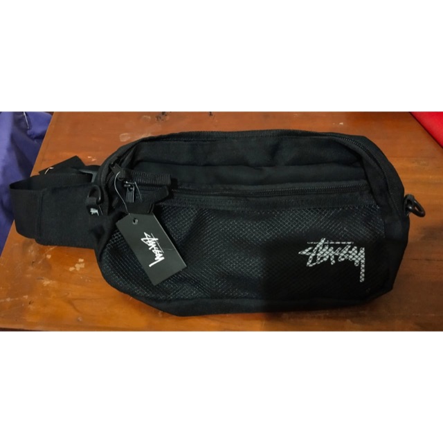 Stussy stock side bag (bisa slempang/waistbag) original