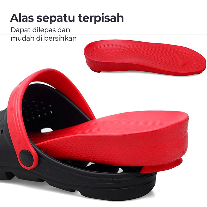 Toread Sandal Baim Sandal Prawat Karet Antislip Sepatu Sandal Sandal Kodok Anti Air MT406