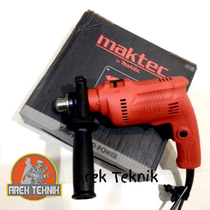 MESIN BOR CORDLESS MBT207 BETON 16MM MAKTEC BY MAKITA MT80B TEMBOK BESI LISTRIK TANGAN