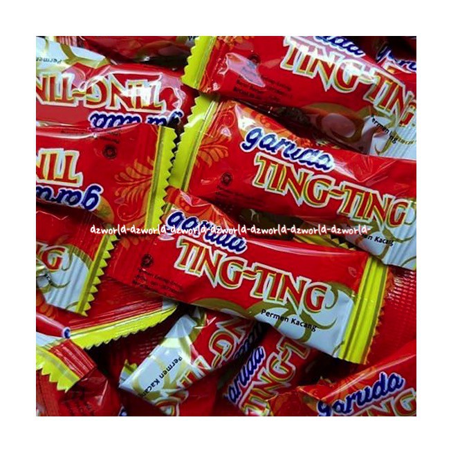 Garuda Ting Ting Nut 125gr Chewy Permen Kacang Isi 50pcs