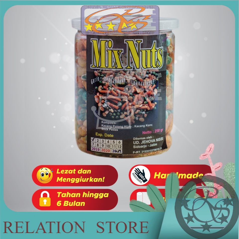 

Mix Nuts Rasa Pedas Gurih 250 gr