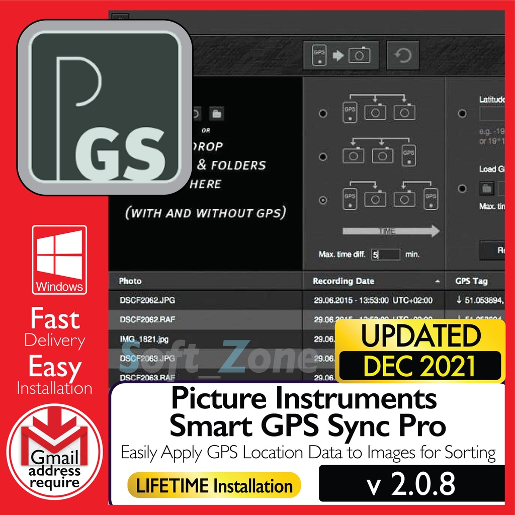 

Pctr Instrmnts Smrt GPS Sync Pr 2.0.8 - GPS Lctn Dt t Imgs fr Srtng [WINDOWS x64] - Dgtl Dwnld