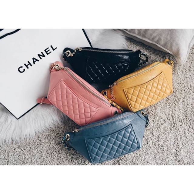 CH Crumpled Leather Waist Bag