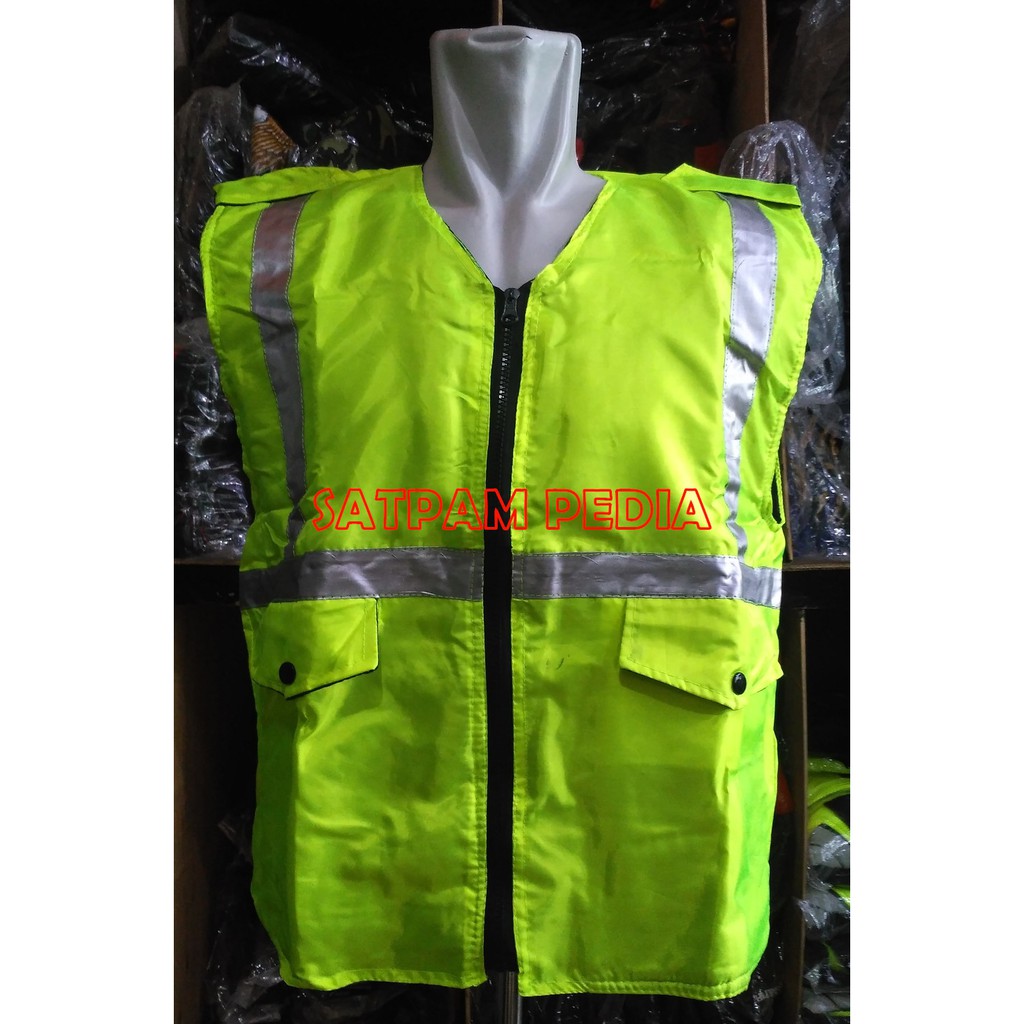 Rompi Safety Jaring Proyek Parasit - Rompi Parkir Parasit