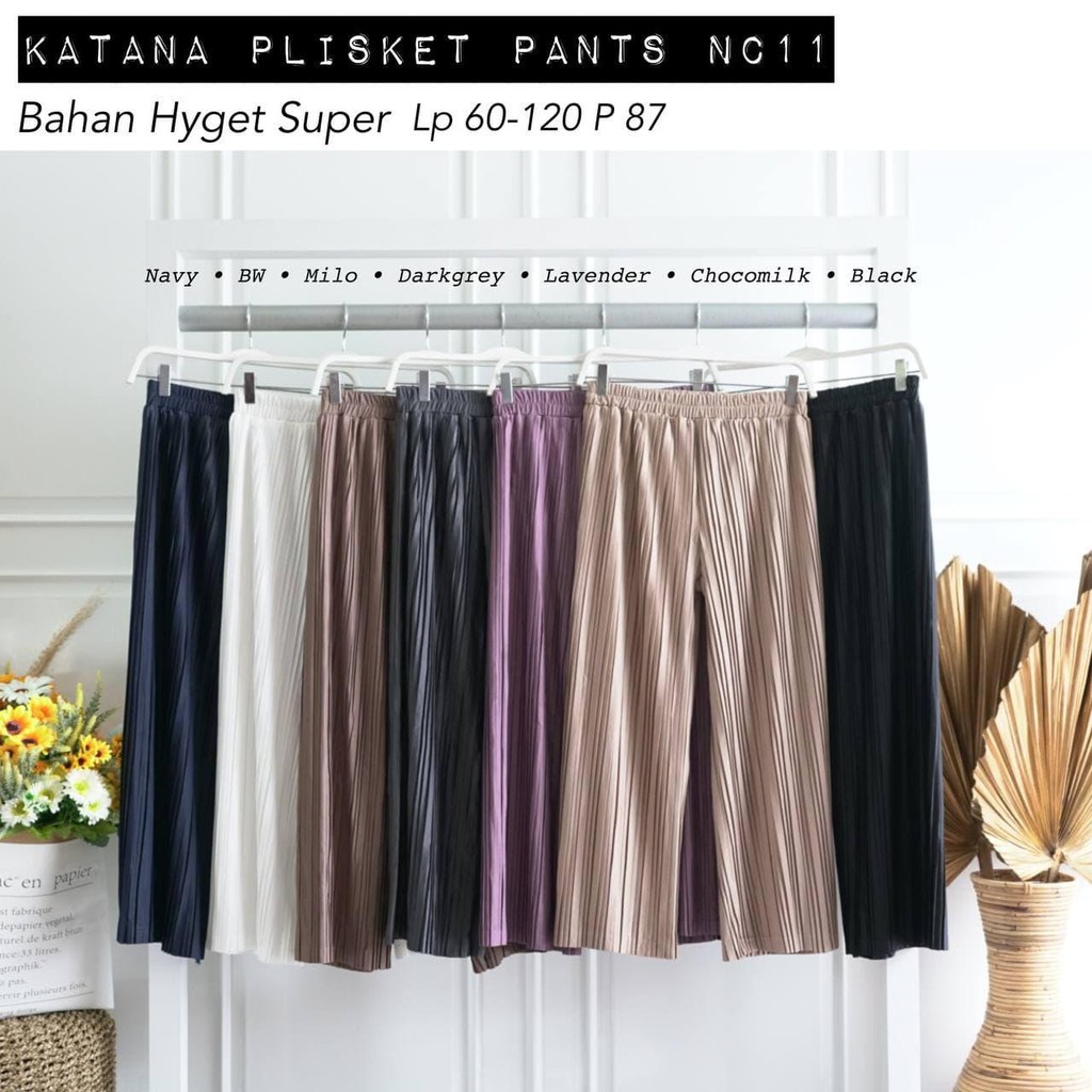 KATANA PLISKET PANTS / CELANA PLISKET