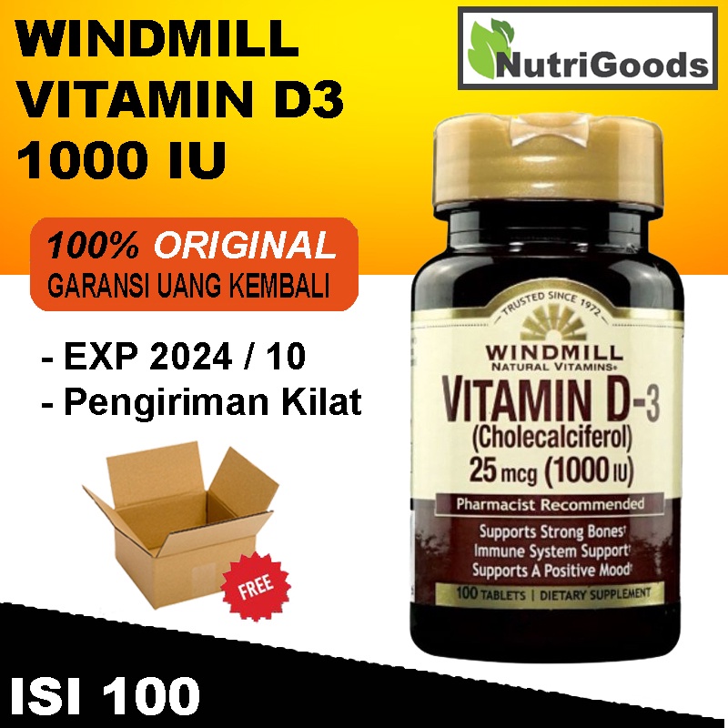 WINDMILL D3 1000IU 1000 IU 100 cups