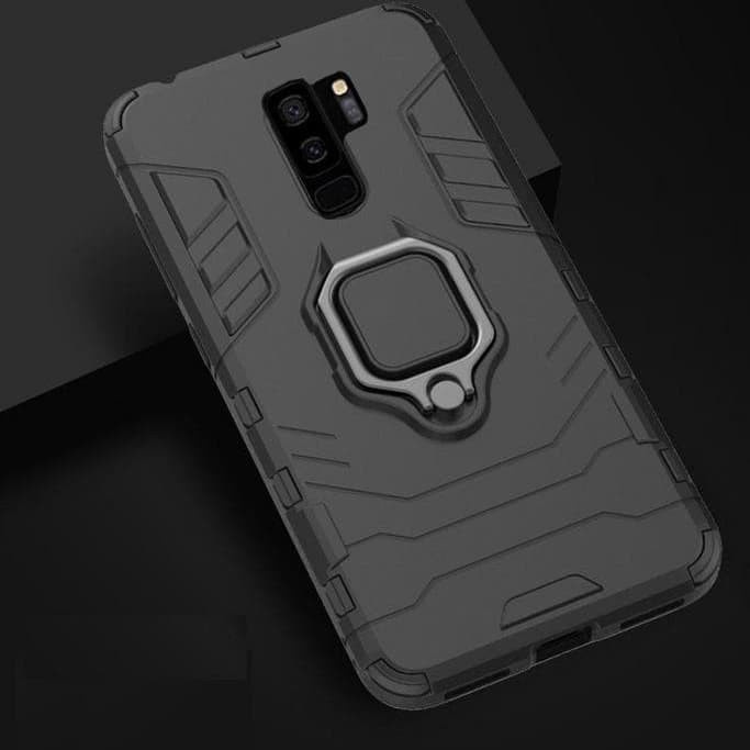 SAMSUNG S10 S10 PLUS S9 S10+ + CASE HARDCASE ARMOR PHANTER + RING 360 HARD TRANSFORMER SHOCKPROOF HARD CASING COVER