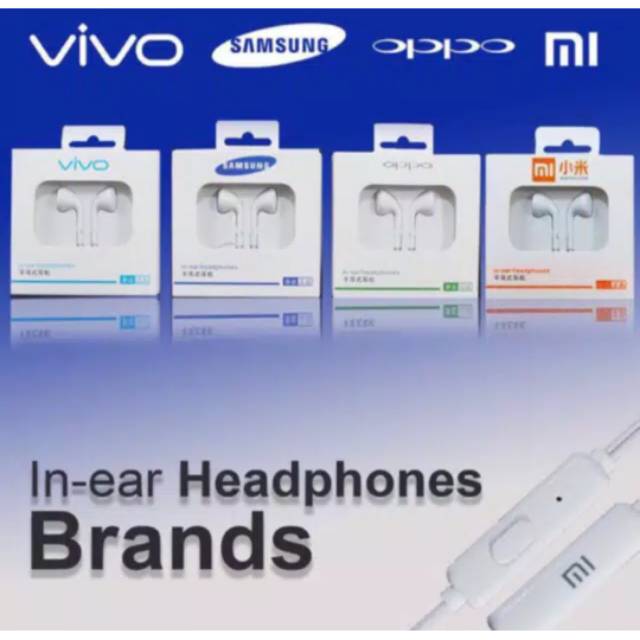 Earphone / Headphone/ Handsfree Universal MH133 OPPO, VIVO, SAMSUNG, XIAOMI, JBL, dll