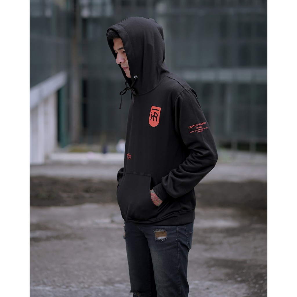 ORANGE HOLYRIDER SWEATER HOODIE // SWATER HOODIE PRIA DAN WANITA