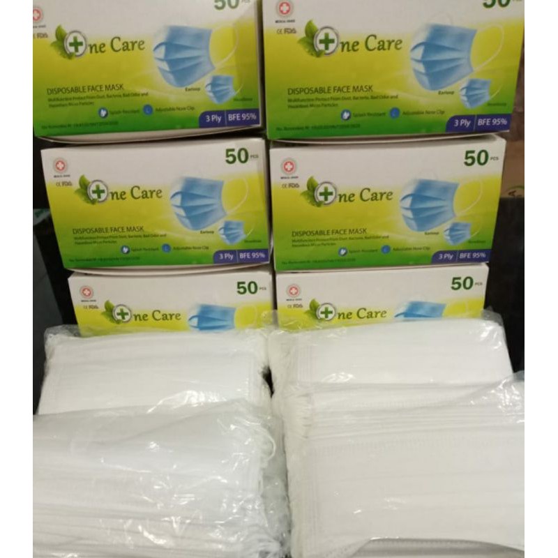 ONE CARE MASKER PUTIH