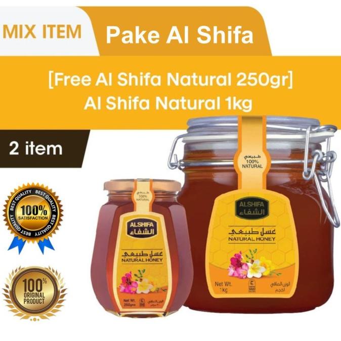 

Promo Awal tahun Madu AL-Shifa 1 KG free 250 gr | Madu Murni Asli Dari Saudi Arab Promo Awal tahun
