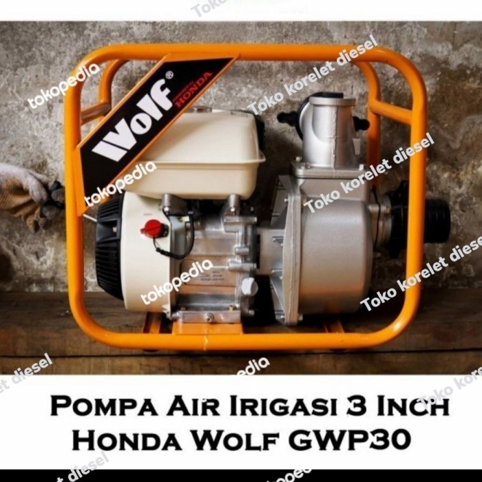 Mesin Alkon Pompa Air Irigasi 3inch HONDA WOLF