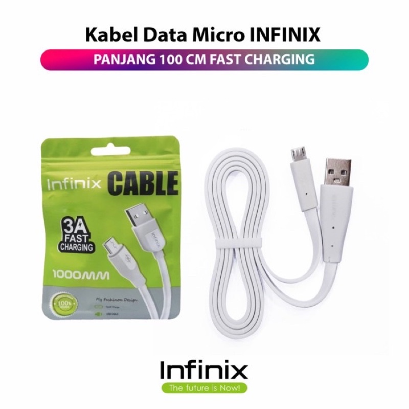 Kabel Data Micro USB Infinix Hot 9 Pro / Hot 10 Original Fast Charging