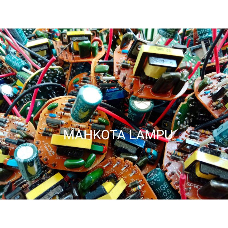 MESIN LAMPU / PCB LHE 18 - 23 W + KESING ON SEKEN