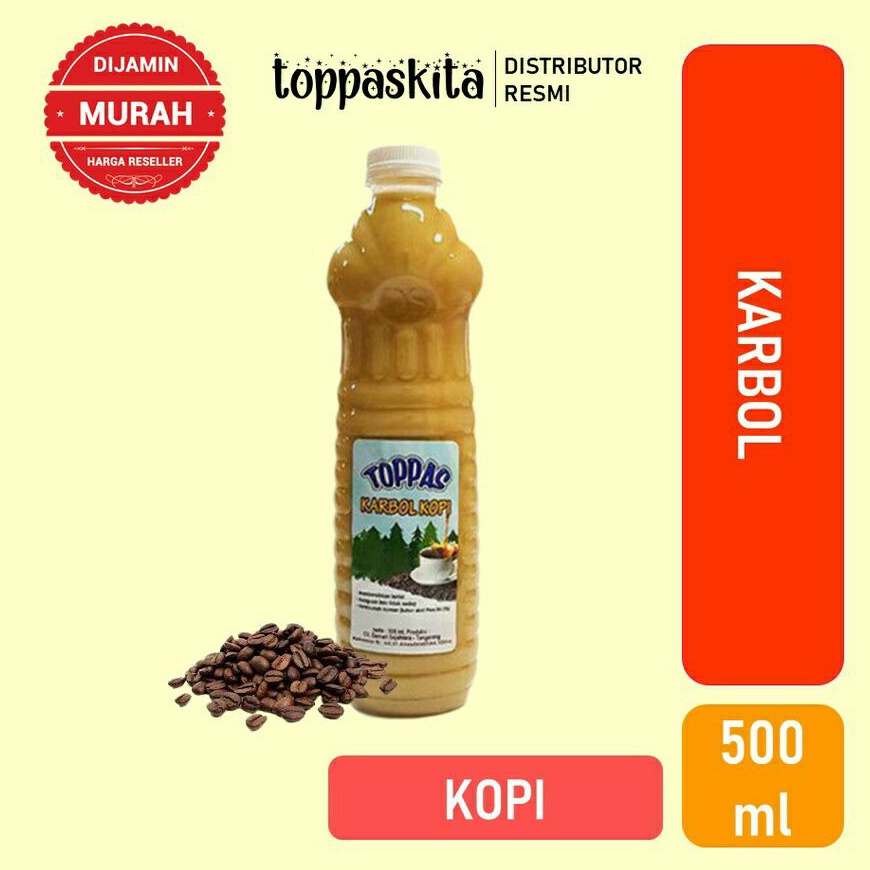 Toppas Karbol Sereh Pine Pinus Kopi 500ml / Pembersih Kamar Mandi &amp; Lantai Termurah