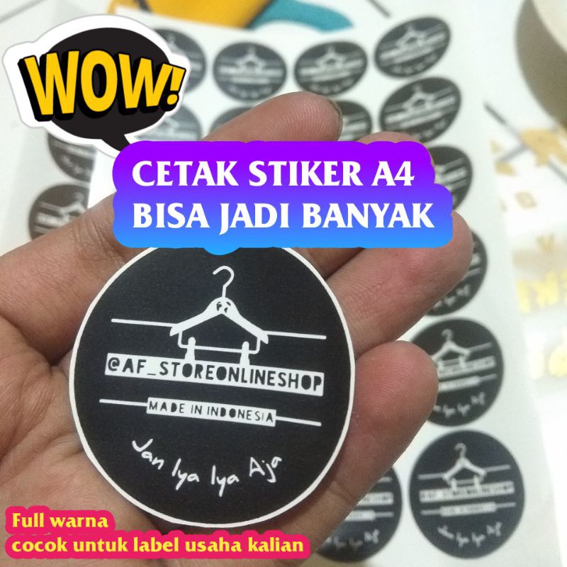 

Cetak Stiker cromo design suka suka logo gambar foto brand kalian