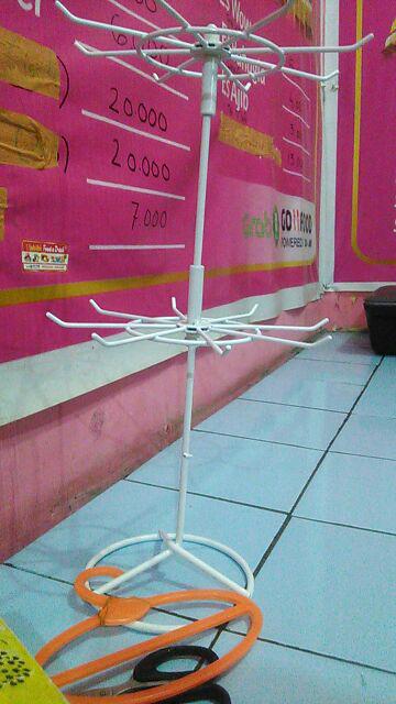 Hanger Jilbab Oval Gantungan Penyimpanan Muslim Murah Syal Scarf Pasminah Serbaguna Lemari Tumblr