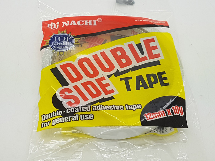 

Double Tape Nachi 1/2 Inch ( 12mm x 10 yard ) / isolasi / lakban