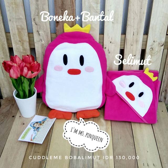 Cuddle Me Bobalimut CM-BL / Boneka Bantal Selimut Anak