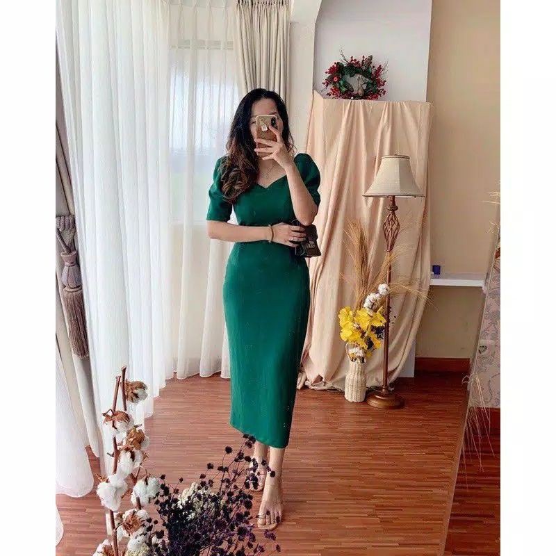 BISA COD DRES VINTAGE BODYCON