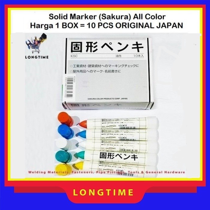 

(DISKON TERMURAH) Solid Marker (Sakura) All Color - Biru