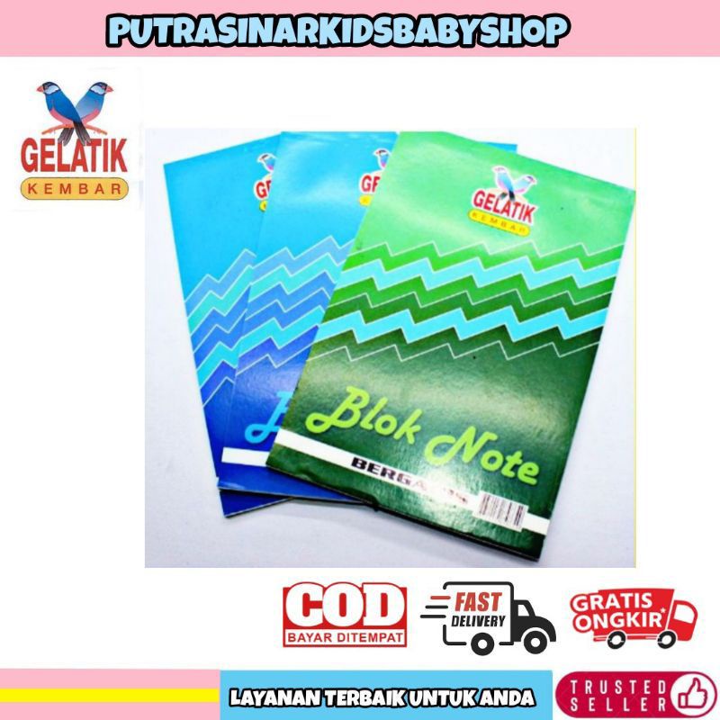 

[TERSEDIA] BLOCK NOTE GELATIK KEMBAR A5 MURAH