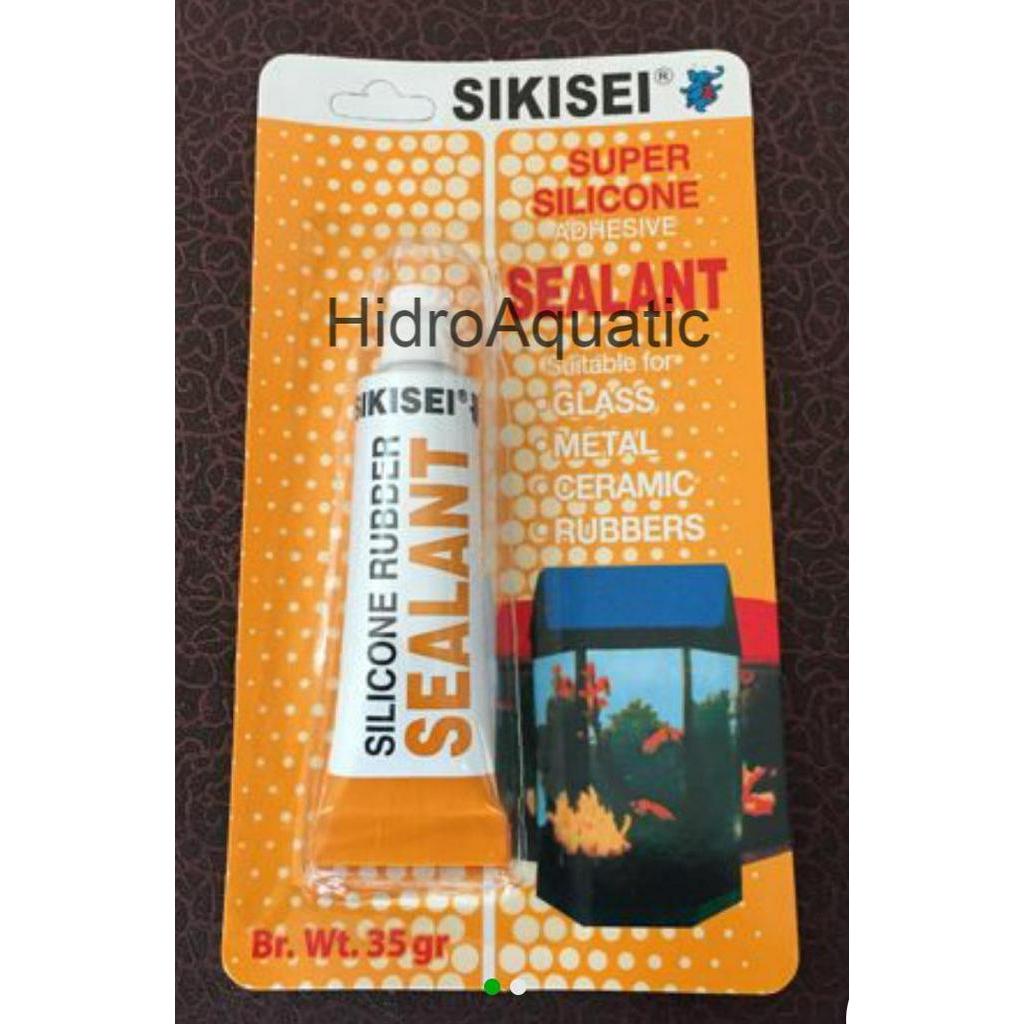 Lem kaca / Lem Silikon / Lem silicone serba guna / Sealant aquarium