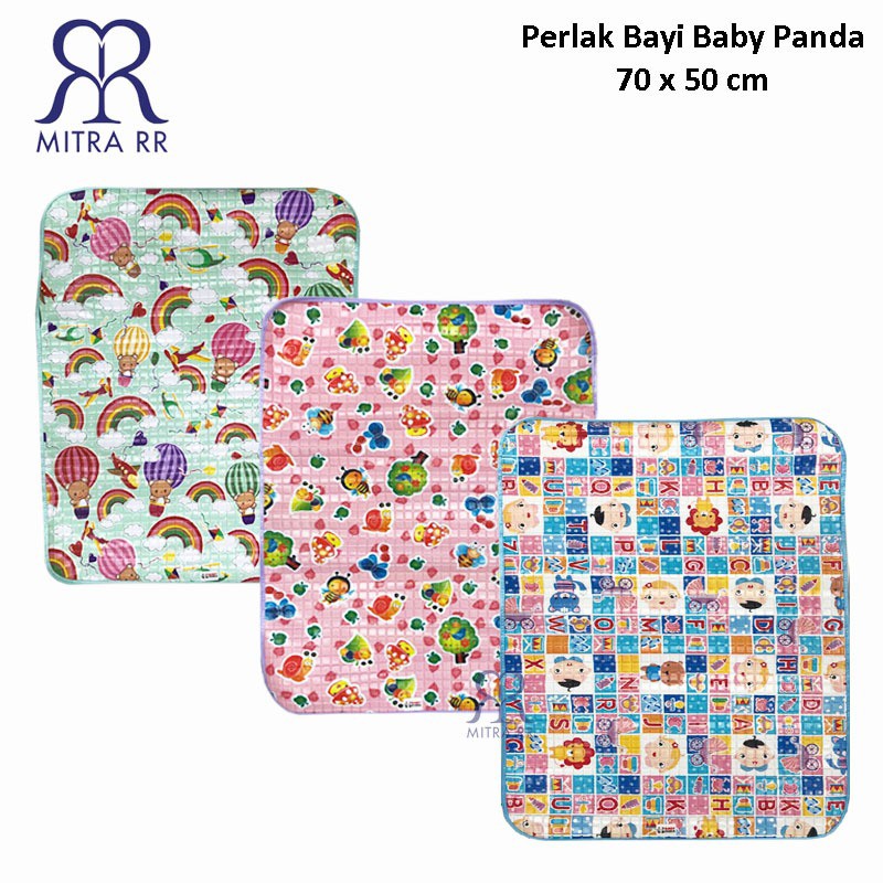 Perlak Bayi Kecil Karakter Waterproof 70x50 cm Perlengkapan Bayi Alas Ompol Baby