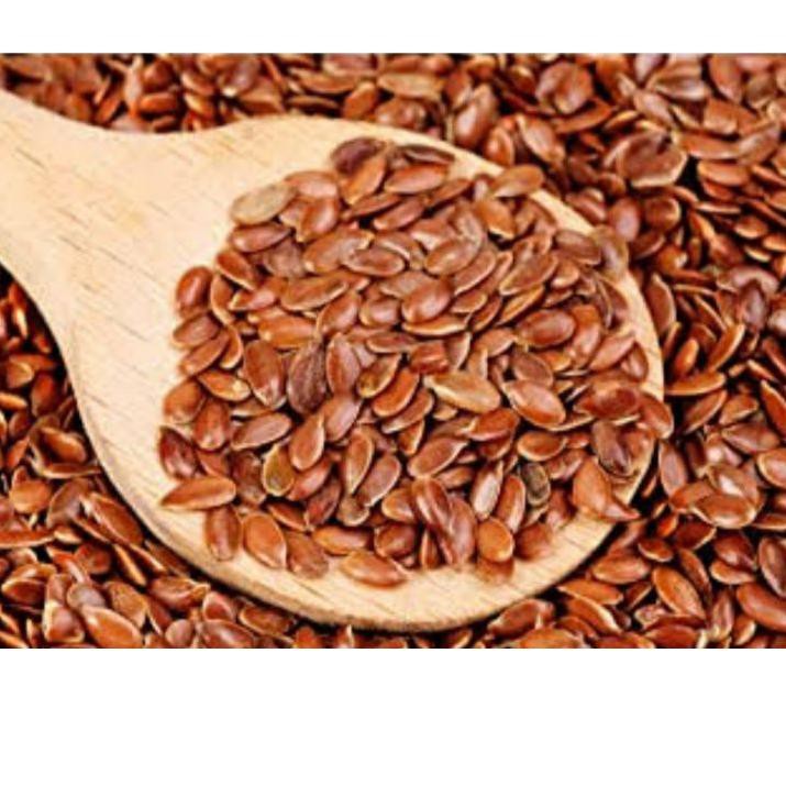 

【1.1】 brown flaxseed premium - 500 gram flax seed biji rami ✡