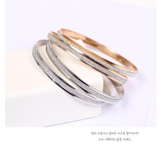 Gelang wanita bangle silver gold model korea terbaru lucu imut cantik bagus banget