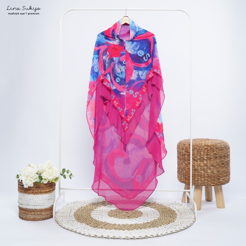 khimar printing by Lina Sukijo