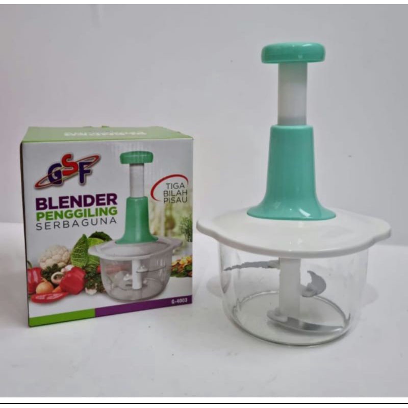 Blender daging manual serbaguna - pelumat pencacah bumbu GSF G-4003 new