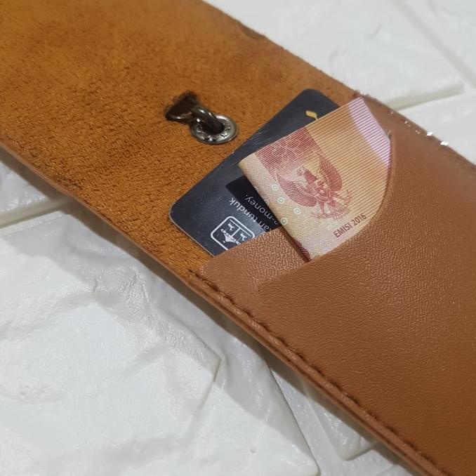 

COD ID Card Holder / Name Tag tipe DOUBLE - Faux Leather / Kulit PROMOKode 2809