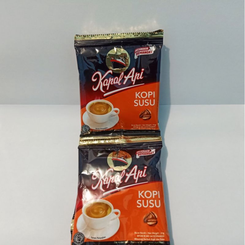 

Kapal Api Kopi Susu 31gr 1 renceng (isi 10)