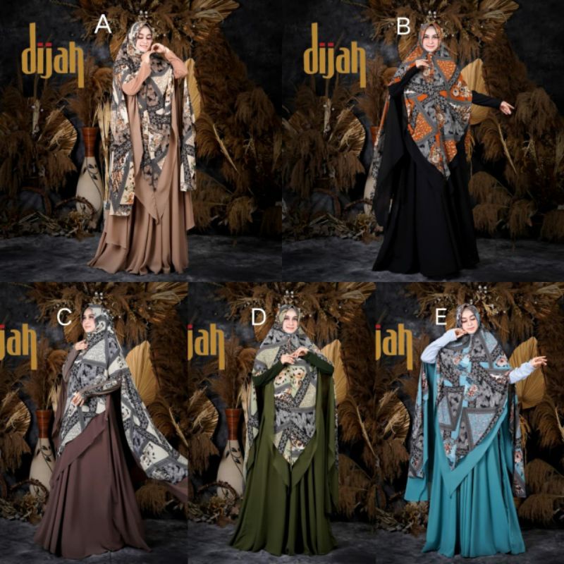 DIJAH 285 GAMIS SYARI ORIGINAL PREMIUM SYARI BAJU SYARI TERBARU